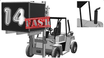 14F- Project 3| Beginner Forklift | SolidWorks  Fast 3D modeling Tutorial: Air Outlet