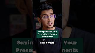 Savings protect your present. Investments build your future. #wealthwizard #personalfinance