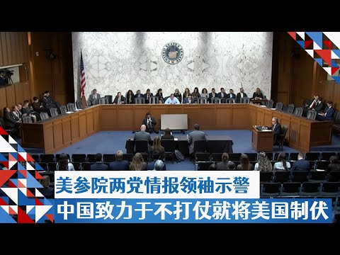 美參院兩黨情報領袖示警 中國致力於不打仗制伏美國