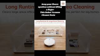 Robot vacuum gliding across the floor #HomeEssentials #AmazonHome TechFinds  #GadgetGoals