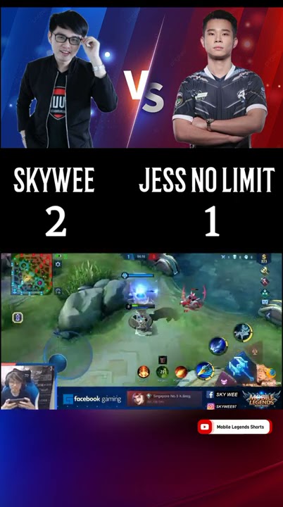 Skywee vs Jess No Limit | Zilong vs Gusion π₯ #skywee #jessnolimit