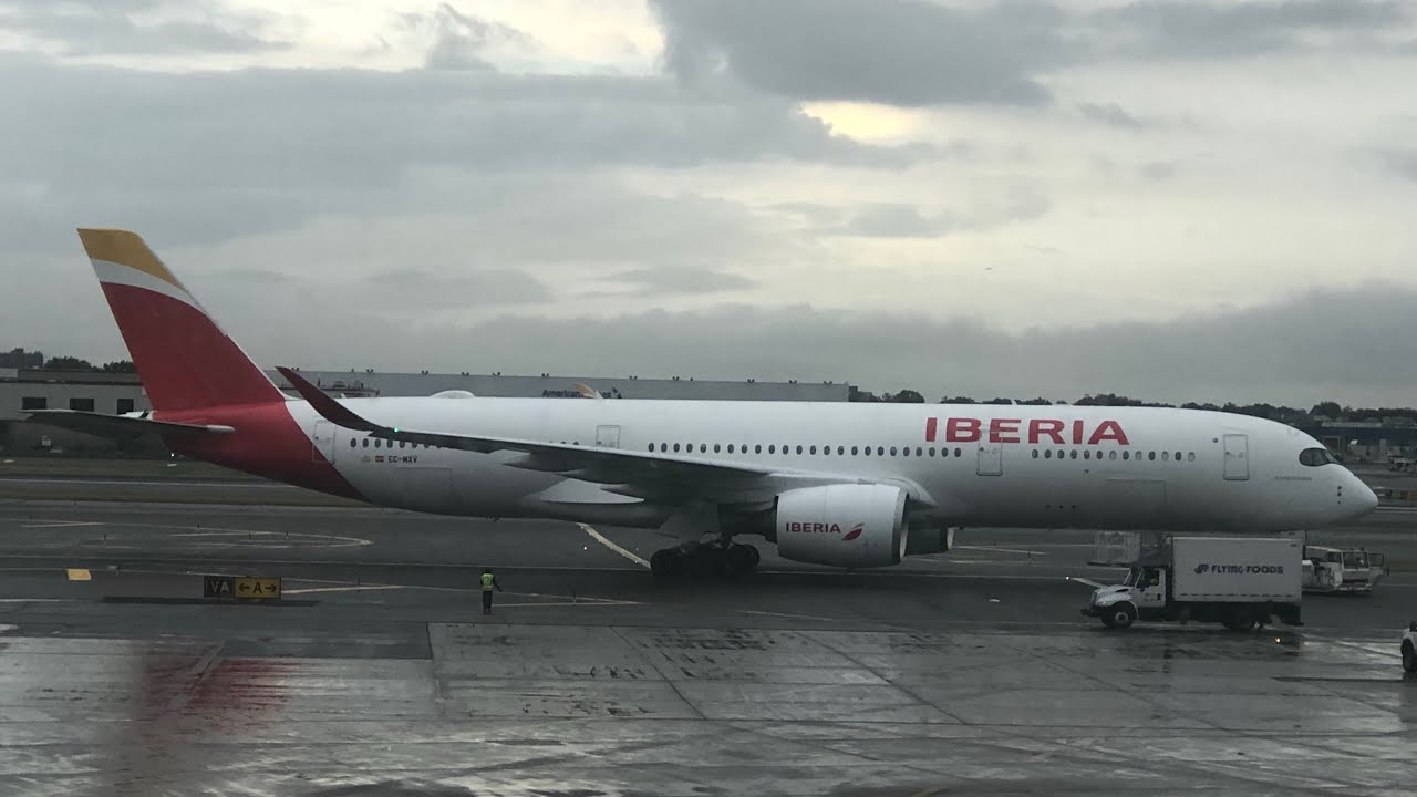 Iberia A350 900 To New York Jfk Youtube