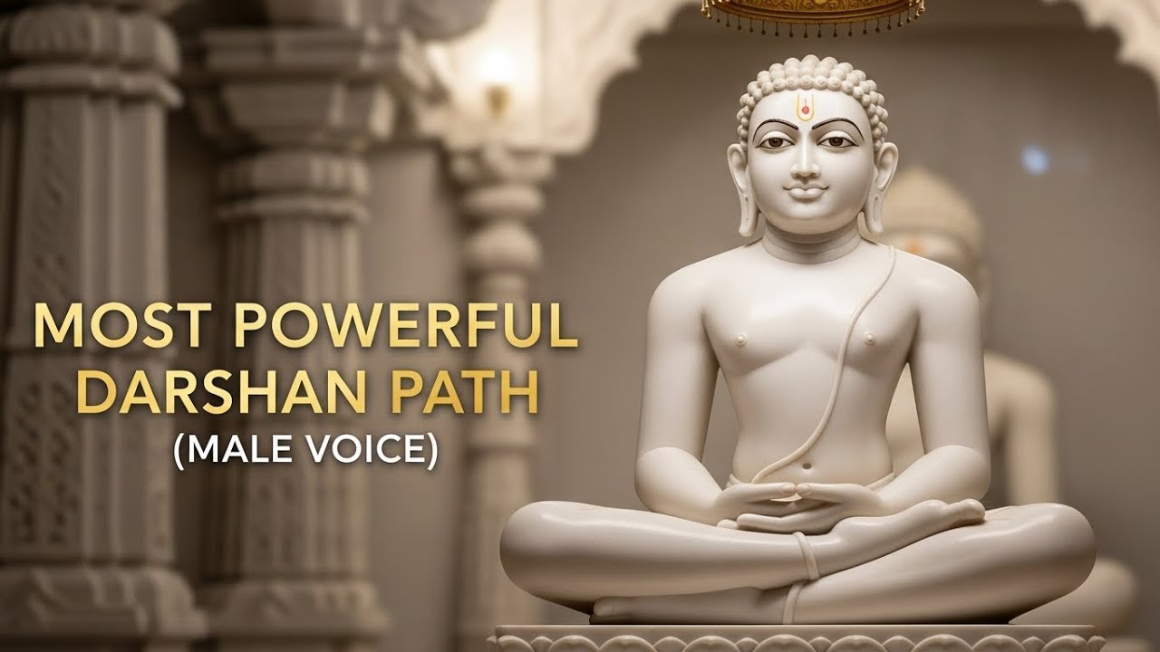 🙏 Darshan Path – Powerful Jain Prayer | Divine Blessings | Peaceful Spiritual Chant 🙏
