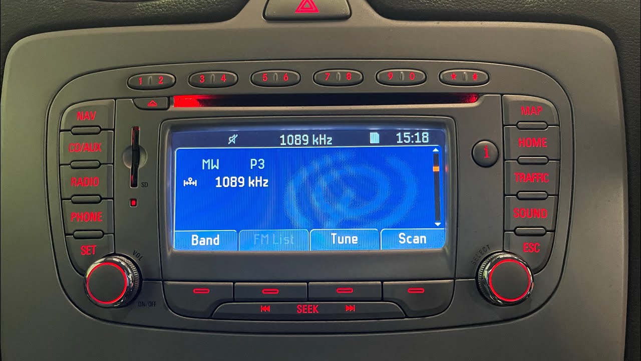 Ford Clock Setting. Manual and GPS. Set the time and date in the radio