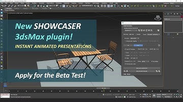 Showcaser 3dsMax plugin - Sneek Peak | ** Apply for the Beta Test! **