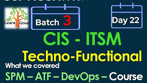 CIS ITSM Batch 3