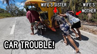 Philippines Lifestyle - Trike BROKE DOWN On The Way To A Birthday Party. Filipinas HAD TO PUSH! by Overstay Road 14,225 views 7 days ago 59 minutes