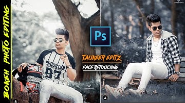 How to edit like Taukeer editz - bokeh and white face - photoshop tutorial -