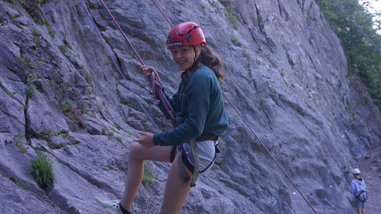 Climbing in Morzine, French Alps on school trips YouTube