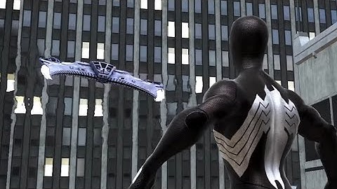 Spider-Man(Black Suit Mod) Vs Black Cat | Spider-Man Web Of Shadows