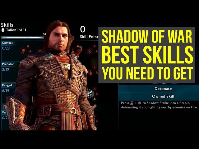 Middle-earth: Shadow of War Skills - What Are the Best Skills and Best  Skill Upgrades? - Guide