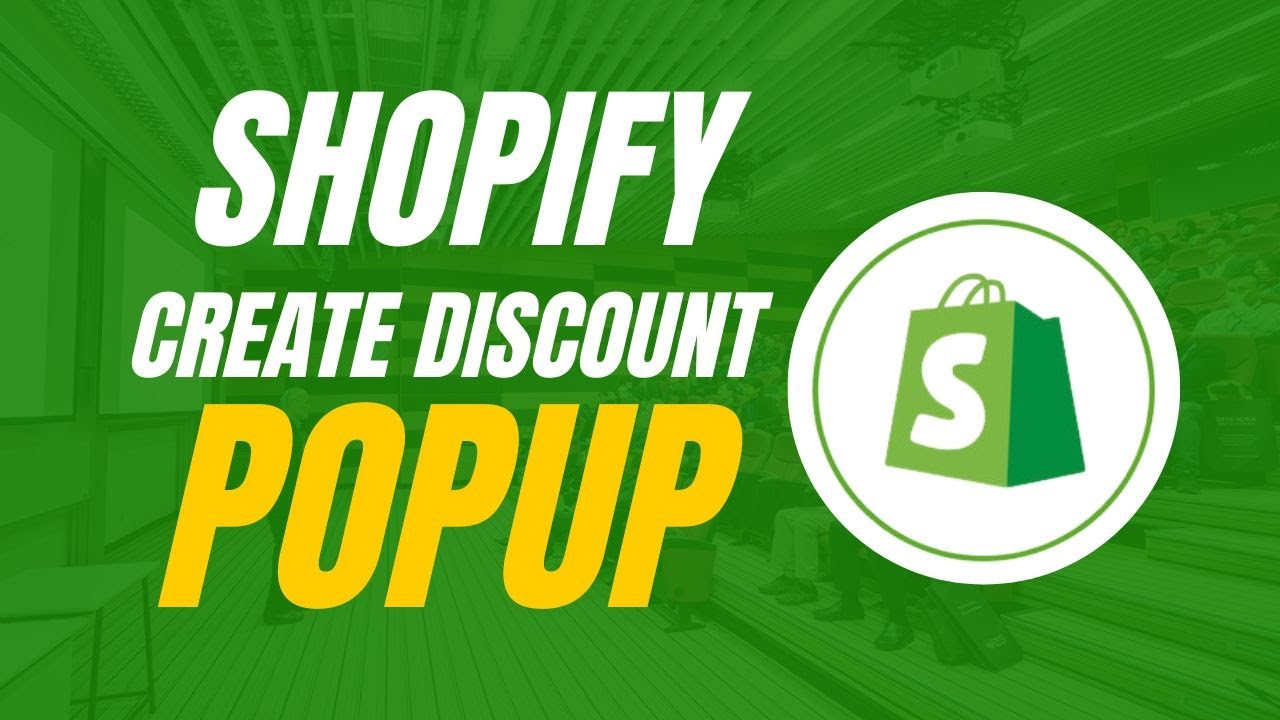 How To Create A Smart Discount Popup On Shopify - YouTube