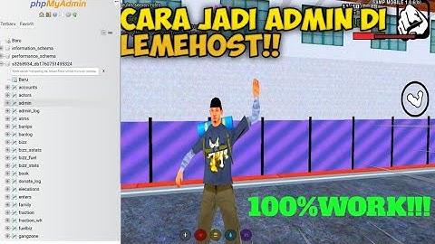 CARA SET ADMIN DI LEMEHOST MUDAH CUYY