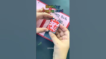 Diy birthday pop up card #293 #diy #shorts #craft #art #tutorial #creative #bff #popup #popupcard