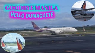 FLIGHT FROM MANILA TO DUMAGUETE CITY #cityofgentlepeople #dumaguete #dumaguetecity