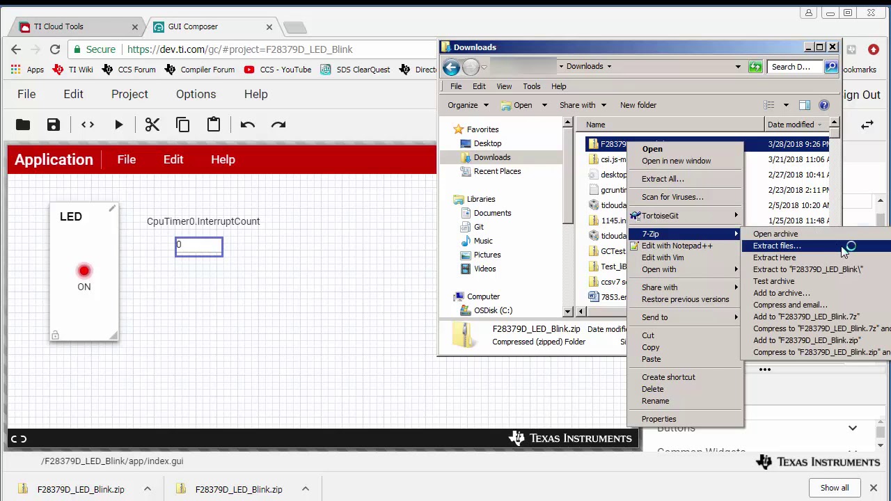 Exporting GUI Composer app to CCS Desktop view