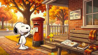 Snoopy’s Autumn Post Office 📮🍂 Chill Lofi Beats for Study & Deep Focus 🎧 Autumn Vibes