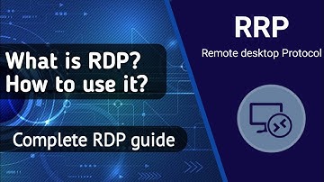 What is RDP? and how to use RDP Remote desktop Protocol in Hindi Urdu