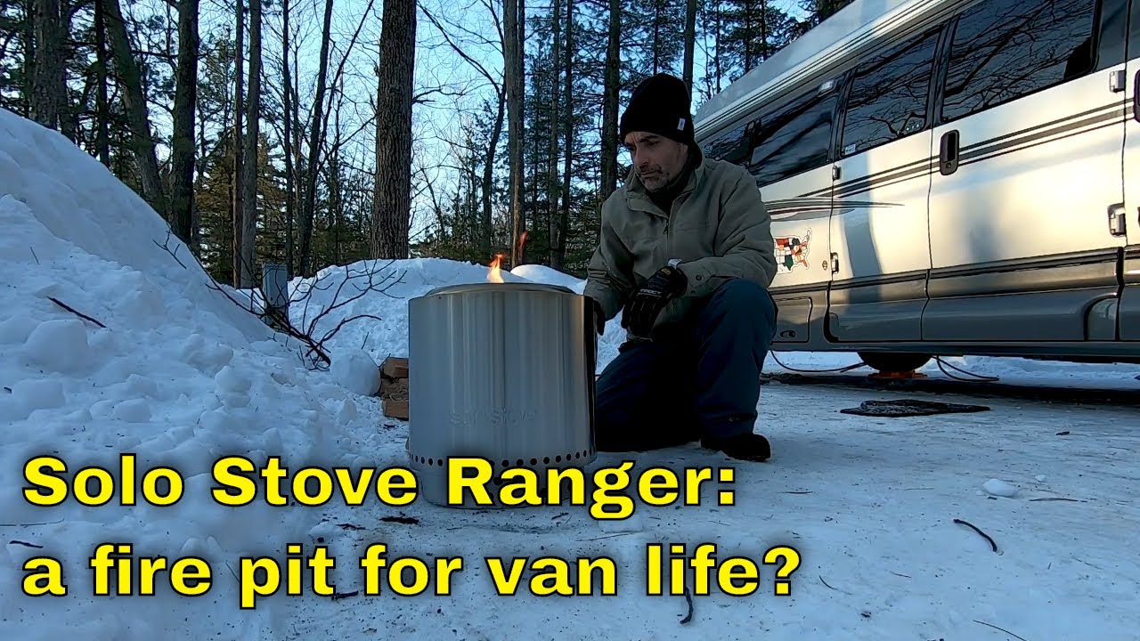 Winter Camping And Solo Stove Ranger, Ranger Fire Pit