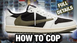 HOW TO COP THE JORDAN 1 LOW TRAVIS SCOTT OLIVES FOR RETAIL! MANUALLY (NO BOTS)!