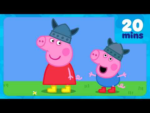 George Becomes a Viking for HALLOWEEN! 🎃 Peppa Pig | 20 Minutes