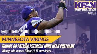 POSTGAME: CB Patrick Peterson joined KFAN following yesterday's 31-17 win over Bears