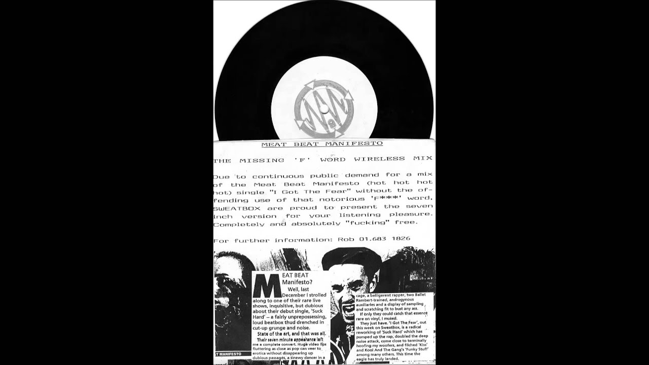 Meat Beat Manifesto I Got The Fear (Burnt Version) YouTube