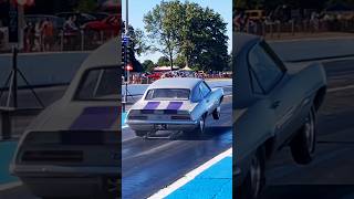 Wicked 1969 Camaro Launch At The Nostalgia Drags