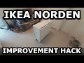 IKEA NORDEN DIY hack, modification / prepravak stola