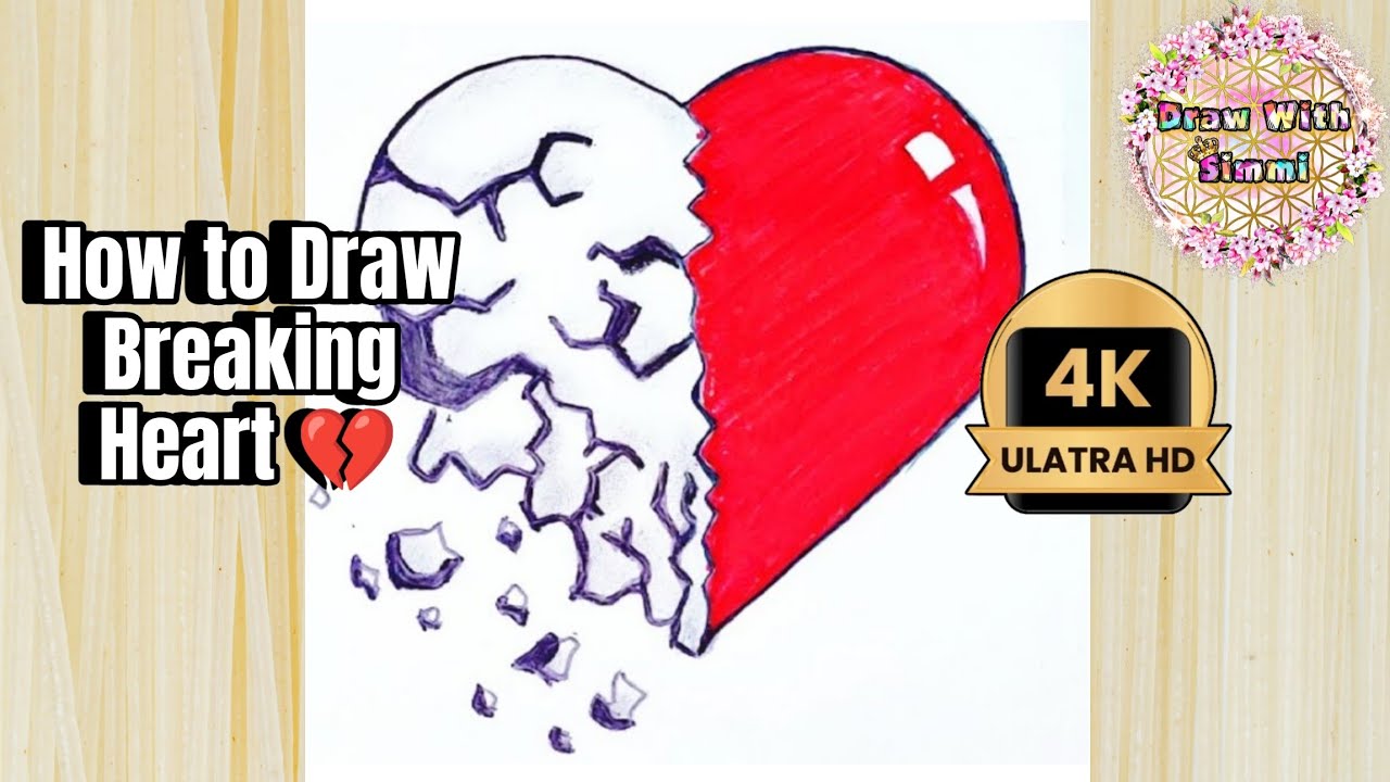 Simran Drawing Heart break 💔 || Draw with Simmi || Chromatic Simmi || Simran Ghaveri # ...