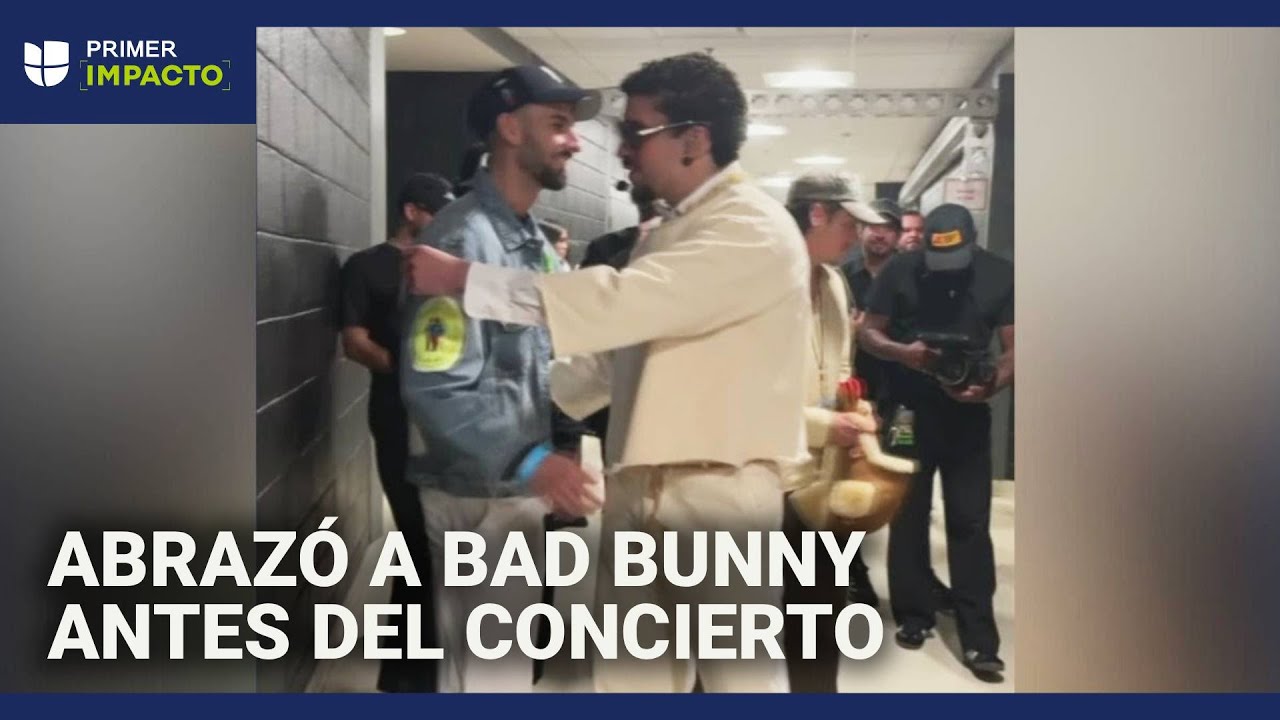 Joven hispano cumple su sueño de conocer a Bad Bunny junto a su madre: el propio artista los recibió