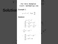Basic Differentiation Example 1 #mathmatiqs #shorts
