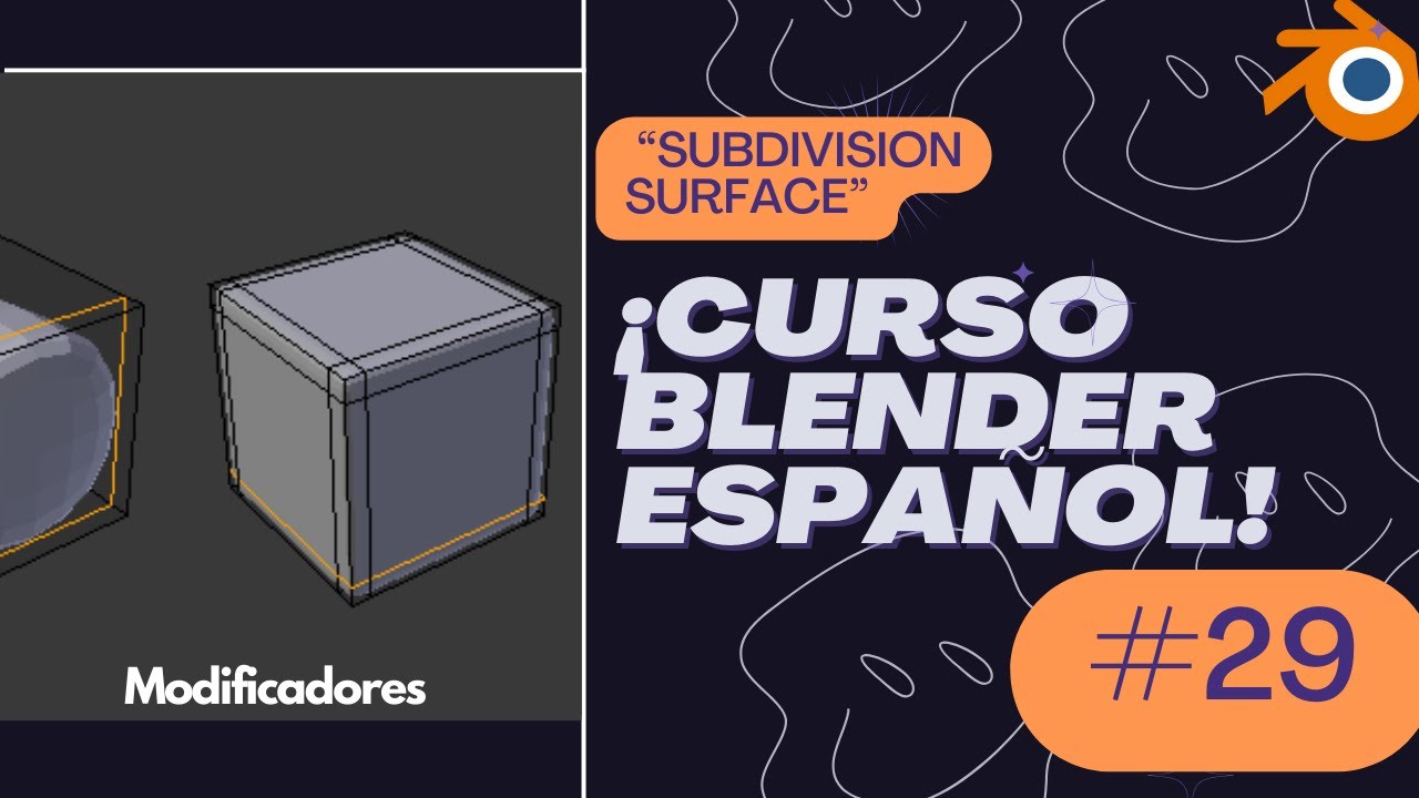 CURSO BLENDER 4.0 | Aprende a usar Modifiers | Subdivision Surface ...