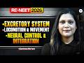 Human Physiology | Excretory System, Locomotion & Neural Control | RE-NEET 2026 | Garima Ma’am