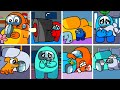 8 AMONG US SAD ANIMATIONS - DAD CREWMATE & SON & PETS