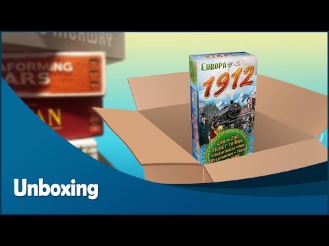 Unboxing - Ticket to Ride: Europa 1912