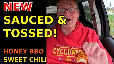 Dairy Queen NEW Sauced & Tossed Tenders! Honey BBQ & Sweet Chili Review 