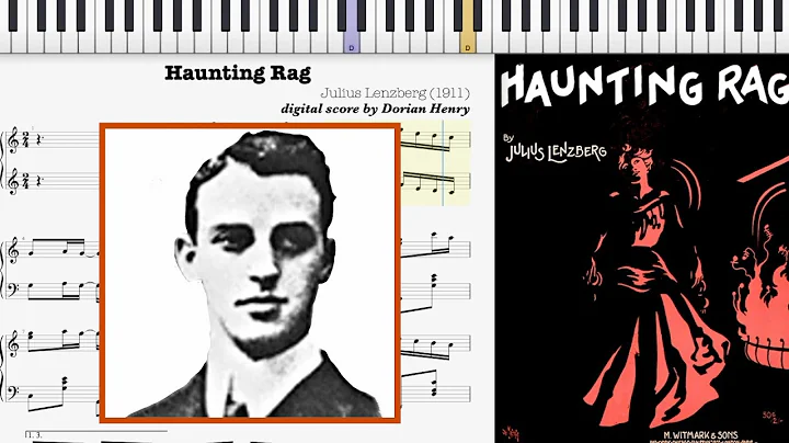 Haunting Rag by Julius Lenzberg (1911, Ragtime piano)