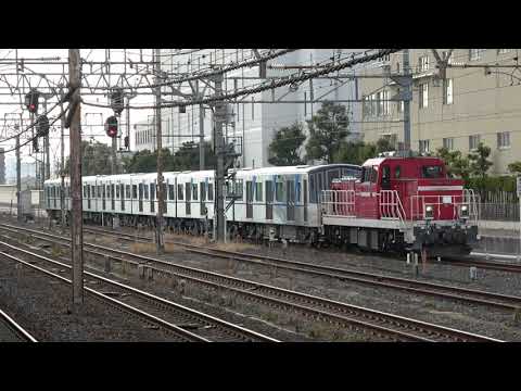 4K]横浜市交通局4000形電車4651編成甲種輸送(20221216