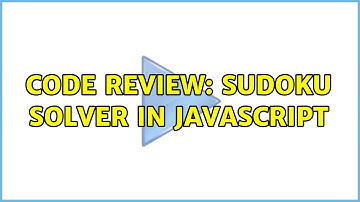 Code Review: Sudoku solver in JavaScript
