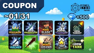 Free Coupon Pixelstar Games 20261-4 Item Drop Event