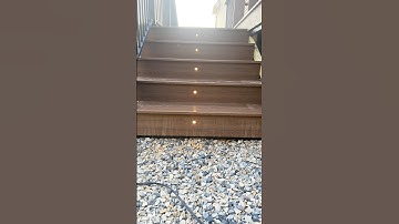 The step lights are in, transforming the look! ✨ #decks #lighting #remodel #renovation