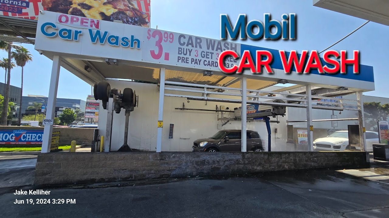 Touchless Automatic Washworld Razor EDGE Car Wash ~ Cheveron/Mobil Station | Van Nuys, CA.