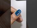 💙✨ easy diy nailart at home//#nails#nailart#nailart2025#shorts#ytshorts