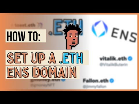 How to set up a .ETH ENS domain name