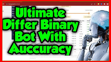 🔥Binary Ultimate Differ Bot🔥 With High Gain Profits 💰💰