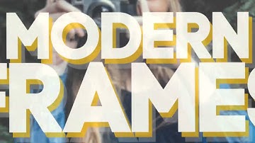 Modern Frames   Slideshow After Effects Template