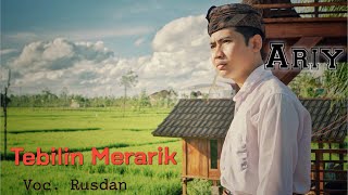 TEBILIN MERARIK by ARIY || Voc. Rusdan ( Audio Vidio  Gumi Gora Studio )