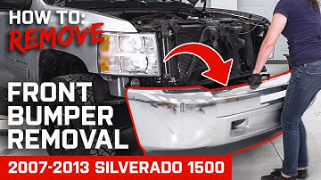 How to Remove Stock Front Bumper | 2007-2013 Silverado 1500