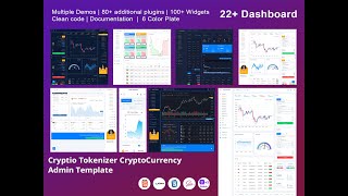 Tokenize CryptoCurrency Admin Templates Bootstrap 5 UI Kit